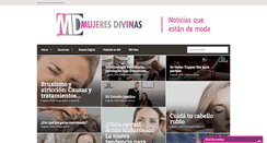 Desktop Screenshot of mujeresdivinasweb.com