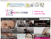 Tablet Screenshot of mujeresdivinasweb.com